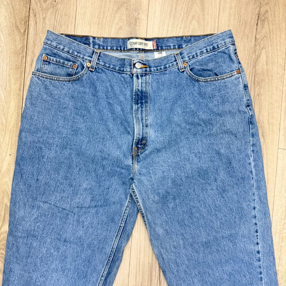 Levi's 560 Jeans Mens 40x30 Blue Denim Comfort Fit Tapered Leg Cotton Heavyweigh